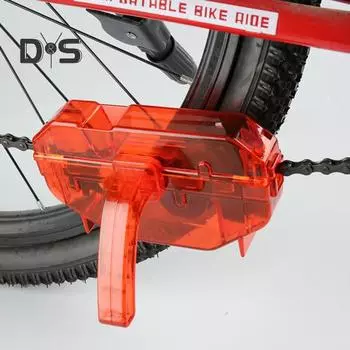 Очиститель цепи велосипеда Прозрачный Видимый Портативный Скребок для цепи горного велосипеда, щетка для чистки, инструмент Аксессуары для велосипеда