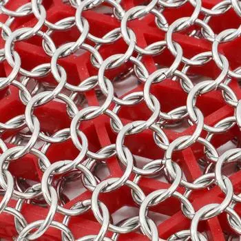 Очиститель для чугуна, скребок для чистки кастрюль из нержавеющей стали, скребок для удаления ржавчины с чугунных предварительно обработанных кастрюль синий