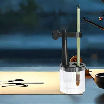 Очиститель для держателя кисти для каллиграфии, прочная портативная вешалка для мытья художественных принадлежностей