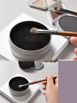 Очиститель для кистей для макияжа Quick Clean Makeup Tool, 1 шт., коробка для сухой чистки теней для век, многоразового использования