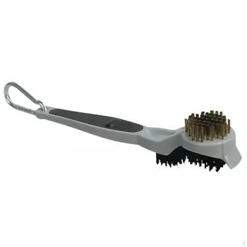 Очиститель для клюшек для гольфа Эргономичная рукоятка Двусторонняя прочная Простая очистка