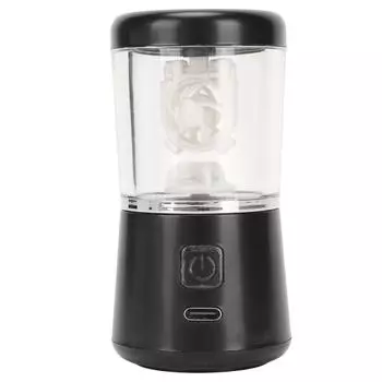 Очиститель для контактных линз USB-зарядка Автоматическое портативное удаление слезных белков Долговечные мягкие линзы чёрный