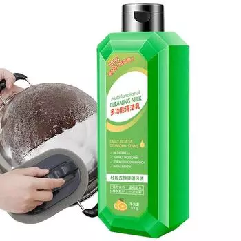 Очиститель для многофункциональных поверхностей 300 г, мощный многофункциональный очиститель для кухни, глубокая очистка, профессиональные чистящие средства для дома, длинный Green