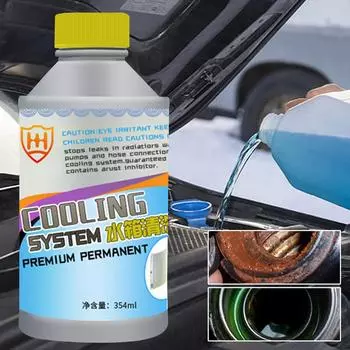 Очиститель для труб водяного бака для системы охлаждения 354 мл мягкая очищающая жидкость мощное средство для автомобильного водяного бака аксессуары для чистки автомобиля CHINA