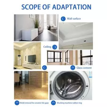 Очиститель для удаления плесени, сильная проникающая жидкость для удаления плесени в ванной комнате 100ml