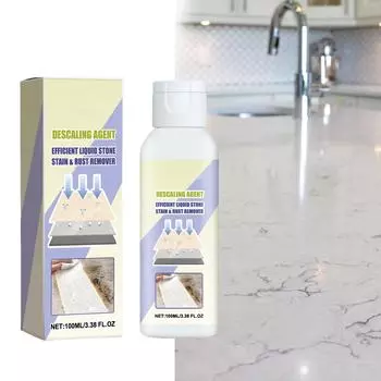 Очиститель для удаления пятен с камня 100 мл для внутренних и наружных поверхностей. Легкое удаление масла и грязи.