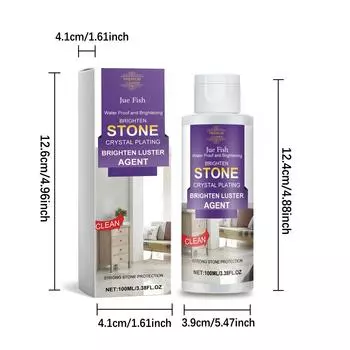 Очиститель для удаления пятен с камня Эффективное удаление окислительных пятен ржавчины Полировка Чистка Различные каменные полы 100ml