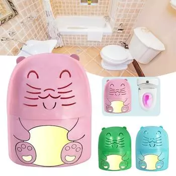 Очиститель для унитаза Освежитель для сливного бачка Туалет WC Blue Bubble Дезодорант Чистящее средство для ванной комнаты Удалитель для принадлежностей Продукт розовый