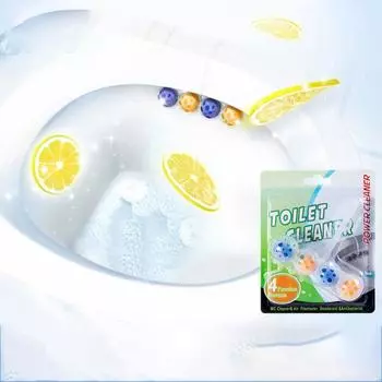 Очиститель для унитаза, шарики для унитаза, подвесные с 4 ароматами мочи, обеззараживание грязи, дезодорант с синими пузырьками, чистящие принадлежности для ванной комнаты