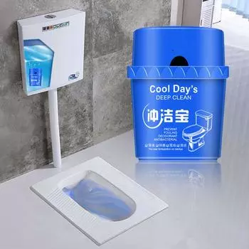 Очиститель для унитаза Шипучие таблетки Дезодорант Твердый очиститель Автоматический очиститель унитаза Инструменты для чистки бачка и ванной комнаты 01