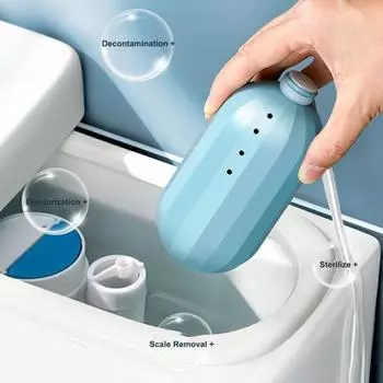 Очиститель для унитаза Yousheng с конструкцией на шнурке, высококонцентрированная чистящая жидкость, функция автоматической очистки, подвесной очиститель для унитаза 1pc