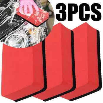 Очиститель грязи для мойки автомобиля, волшебная глина, губка, накладка, удаляет загрязнения перед полировкой, воск для ухода за автомобилем, аксессуары для мытья