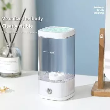 Очиститель и сушилка для кистей для макияжа Автоматическая чистка кистей для макияжа Стиральная машина Силиконовый инструмент для чистки кистей для макияжа