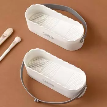 Очиститель кистей для макияжа и сушилка для подвески 3 в 1 сухая влажная кисть для макияжа двойного назначения