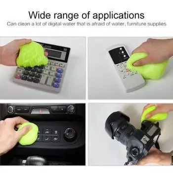 Очиститель клавиатуры, клейкий гель, компьютер, ноутбук, автомобильная консоль, очиститель для удаления пыли синий