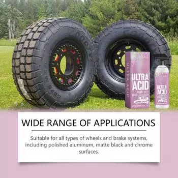 Очиститель колес 120 мл Очиститель для легкосплавных дисков Автомобильная мойка Очиститель-спрей для металлических сплавов Аксессуары для автомойки Безопасно для всех