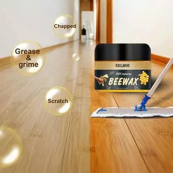 Очиститель консервированной деревянной мебели Eelhoe, воск для полировки, уход за домашней мебелью, водонепроницаемый полирующий пчелиный воск 40g