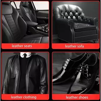 Очиститель кожаных сидений автомобиля 100 мл, кондиционер для кожи, восстановитель, чистящее средство для кожи автомобиля, кожаное покрытие для салона автомобиля
