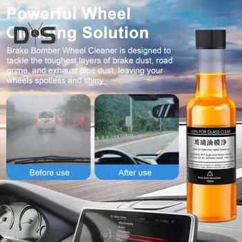 Очиститель лобового стекла автомобиля, средство для удаления масляной пленки с набором губок, эффективная долговременная защита, средство для удаления масляной пленки со стекол автомобиля Sets