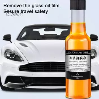 Очиститель лобового стекла автомобиля, средство для удаления масляной пленки с набором губок, эффективная долговременная защита, средство для удаления масляной пленки со стекол автомобиля Sets