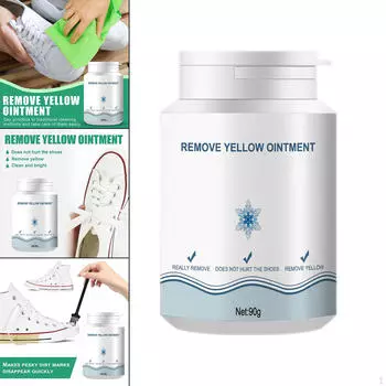 Очиститель обуви, отбеливающий пыль для прогулочной обуви, желтеющий ботинок