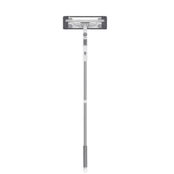 Очиститель окон, скребок 2 в 1, скребок для душа, 47 дюймов, оборудование для мытья окон, инструменты для чистки стекла серый