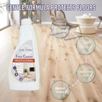 Очиститель пола Жидкость для чистки плитки Очиститель плитки Очиститель пола Мощное обеззараживающее средство для очистки пола Очистка напольной плитки 100 мл One Size белый