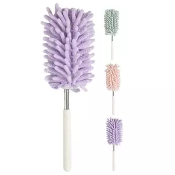 Очиститель пыли, водопоглощение, эластичный, эргономичный дизайн, электростатическая тряпка из синели из нержавеющей стали для дома зелёный