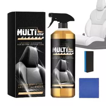 Очиститель салона автомобиля 120 мл Очиститель кожи Анти-УФ очиститель для автомобильных сидений для салона автомобиля Кожаная одежда Мебель Обувь CHINA