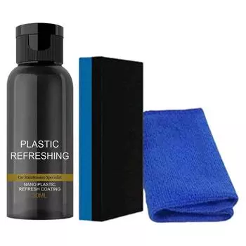 Очиститель салона автомобиля 50 мл Простой восстанавливающий агент для автомобилей Нежирный восстанавливающий агент для покрытия кожи для восстановления автомобиля