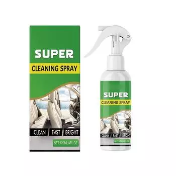 Очиститель салона автомобиля; Пенный очиститель для автомобиля; Очиститель грязи в автомобиле; Полностью применимо к различным интерьерам, включая ковры и сиденья(120 мл) One Size