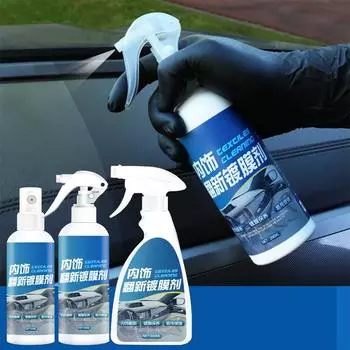 Очиститель салона автомобиля, средство для покрытия, восстановление приборной панели, реставратор кожи, эффективный ремонт, длительная защита