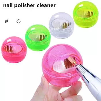 Очиститель шлифовальной головки для ногтей, съемный ящик для очистки шлифовальной головки из мягкой и твердой стальной проволоки