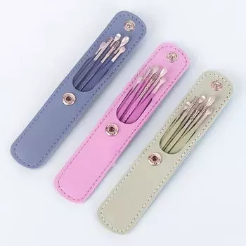 Очиститель ушей, средство для удаления серы, набор для чистки, набор для сбора ушной серы, кюретка, ложка, инструмент для удаления для детей и взрослых, набор для ухода за ушами, 6-7 шт.