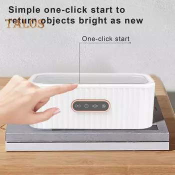 Очиститель ювелирных изделий с 4 режимами очистки, большая емкость, высокочастотный, низкий уровень шума, тихий ультразвуковой очиститель с британской вилкой UK Plug розовый