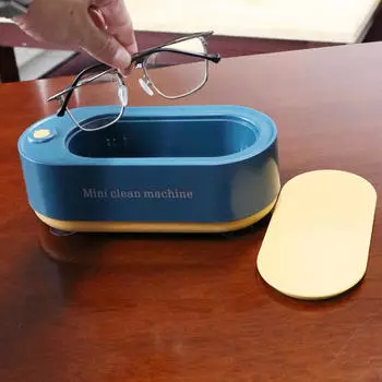 Очиститель Высокоэффективная машина для чистки очков для ожерелья колец Battery Blue