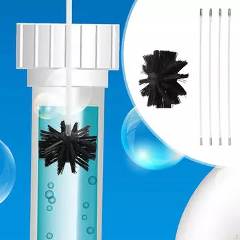 -Очиститель вентиляционных отверстий, щетка для удаления дымохода, нейлоновая головка 4 дюйма, инструмент для чистки воздуховодов сушилки, 4 Rods