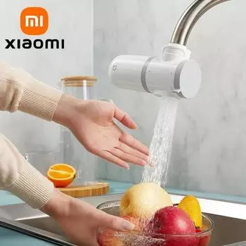 Очиститель водопроводной воды XIAOMI MIJIA, чистый кухонный кран, моющаяся система фильтров для воды для дома, насадка для фильтра для воды, удаление бактерий