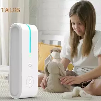 Очиститель воздуха 50 миллионов отрицательных ионов удалить запах Двойная излучающая головка Надежный энергосберегающий дезодоратор для офиса JP Plug белый