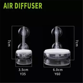 Очиститель воздуха для аквариума Воздушный насос для аквариума Sandhead Нанометровый воздушный пластинчатый аэратор 3.5cm in diameter