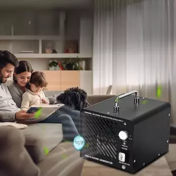 Очиститель воздуха для помещений с функцией удаления формальдегида и дыма, дезодорирования, дезинфекции озоном и технологией отрицательных ионов 230x200x180 mm