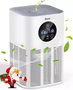 Очиститель воздуха Экономия циркуляции пыльцы VEWIOR Автоматическое качество воздуха Настольный татами Аромат воздуха 3 уровня объема воздуха Таймер очистителя Kuuki Машина HEPA