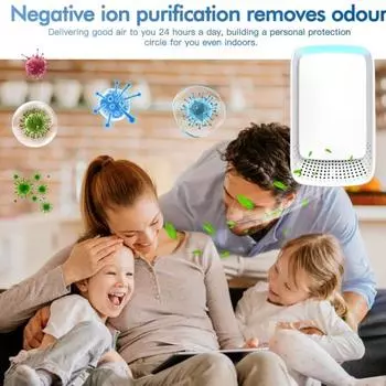Очиститель воздуха с отрицательными ионами Бесшумная работа Простота использования Портативный подключаемый очиститель воздуха Запах в ванной