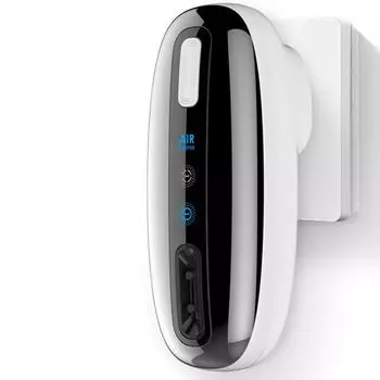 Очиститель воздуха с прямой установкой, безопасный и портативный очиститель с отрицательными ионами на 360 градусов, удаляет формальдегид, PM2.5, удаляет запах, бактерии us чёрный