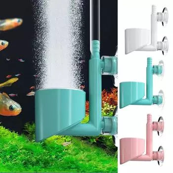 Очиститель воздуха с пузырьковым диском, повышающий уровень кислорода, тихий, компактный дизайн, аэратор с низкой вибрацией для аквариума, гидропоника зелёный