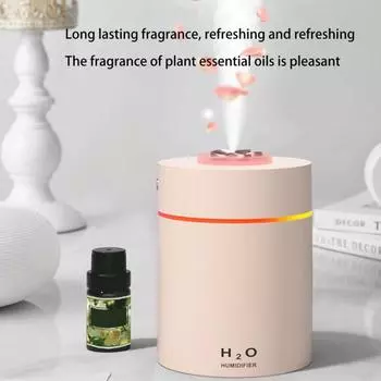 Очиститель воздуха Высокопроизводительный безопасный практичный бесшумный увлажнитель объемом 240 мл для классной комнаты розовый