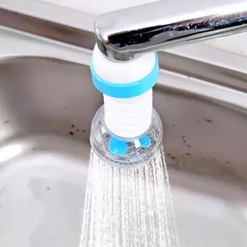 Очиститель вращающийся водосберегающий фильтр кран-баблер кран-насадка адаптер кран-удлинитель экономайзер розовый