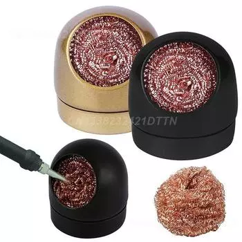 Очиститель жал паяльника Долговечный Простой в использовании Высококачественный Популярный Премиум Настоятельно рекомендуется Прочный очиститель жала паяльника Популярный Gold