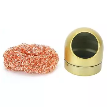 Очиститель жала паяльника Очиститель сварочных сопел Металлические шарики из проволоки с базой Gold