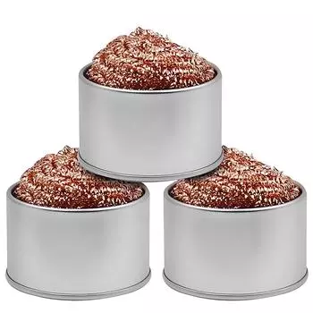 Очиститель жала паяльника с латунной проволочной губкой, не требующий воды Очиститель олова Латунная проволочная губка Шарики Инструменты для чистки Ручной инструмент